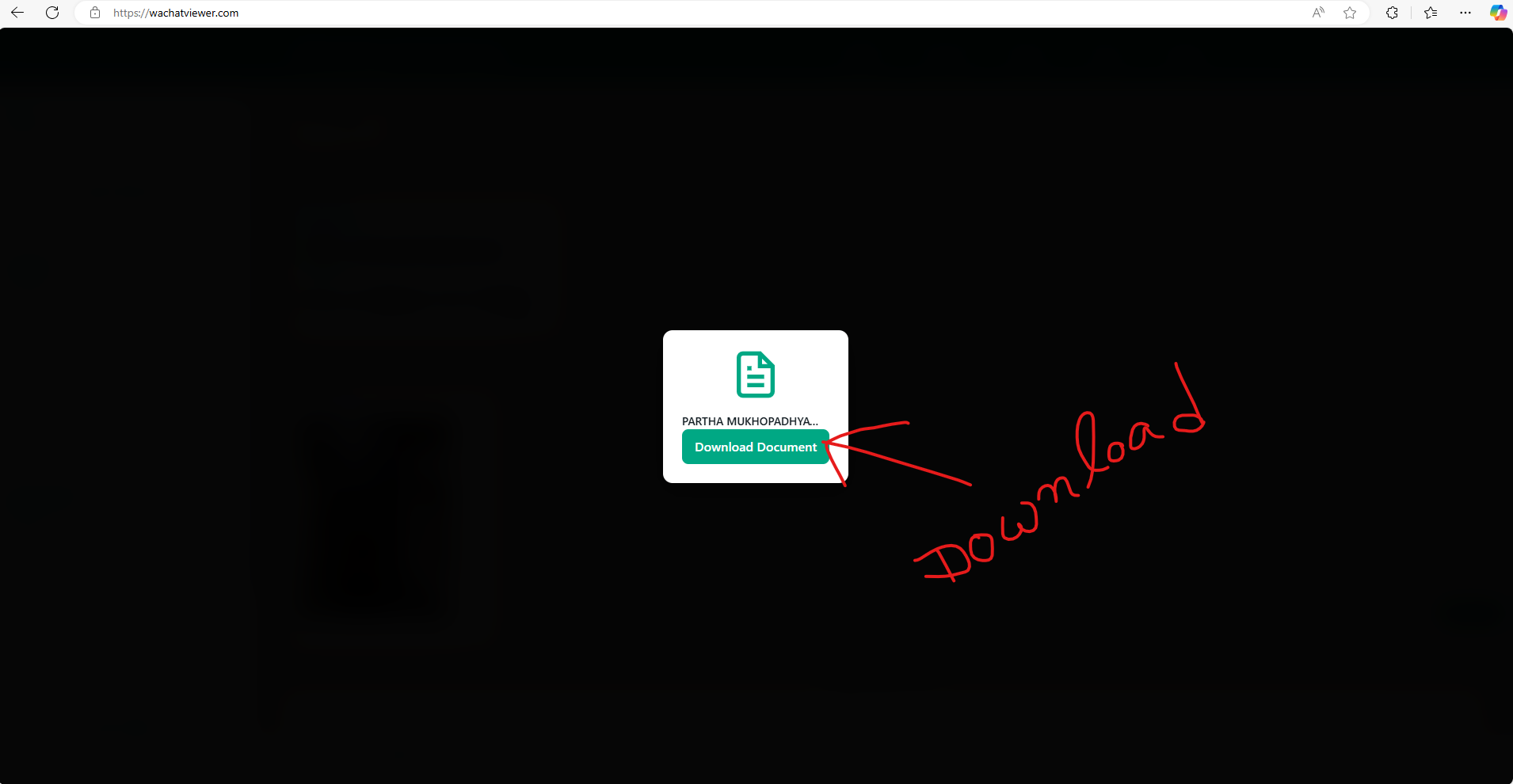 Download media files from the chat