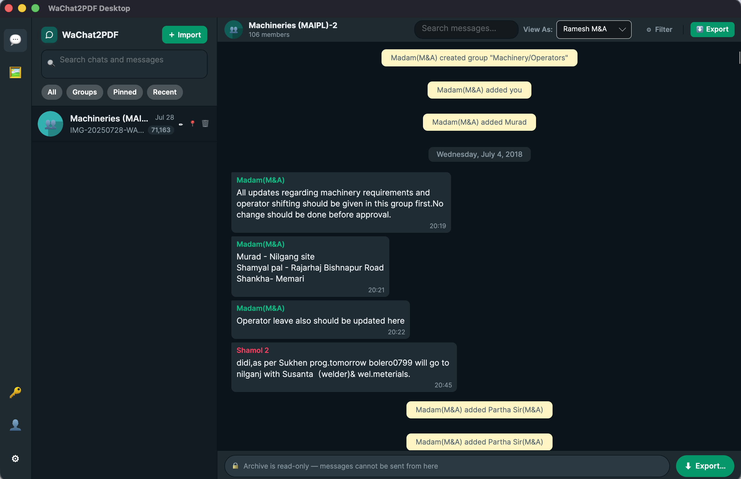 Dark mode